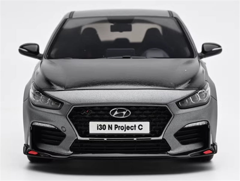1:18 HYUNDAI I30 N PROJECT C SHOOTING STAR MET  grey  OTTO Limited Edition 3000PCS ONLY Resin Car Model