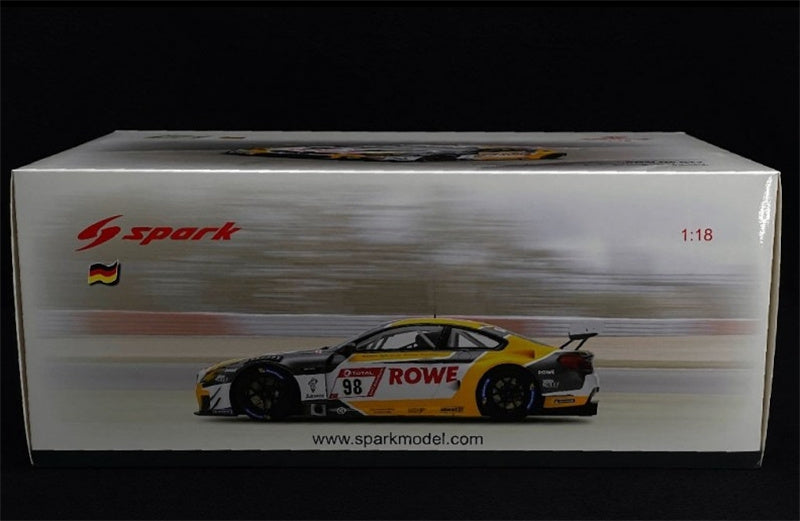 1:18 BMW M6 GT3 2021 Spark Nurburgring Resin Car Model view7
