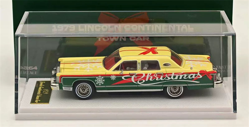 1:64 Lincoln Continental 1979 Christmas Turning Crush Limited Edition 999PCS ONLY DIECAST Civil Car Model
