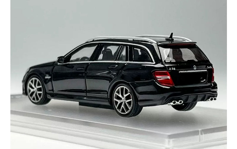 1:64 Mercedes-Benz C63 AMG Estate S204  Black KING MODEL  Limited Edition 999PCS ONLY DIECAST Model