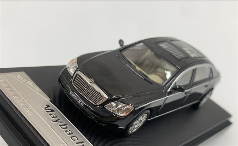 Stance Hunters Mercedes Maybach 62 Extended Edition Black Limited Edition 999PCS ONLY 1:64 Car Pre-built Model view3