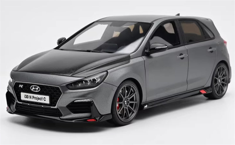 1:18 HYUNDAI I30 N PROJECT C SHOOTING STAR MET  grey  OTTO Limited Edition 3000PCS ONLY Resin Car Model
