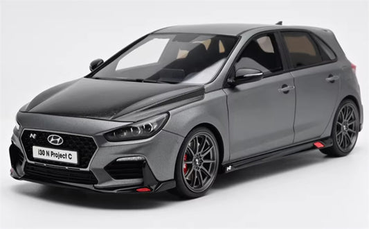 1:18 HYUNDAI I30 N PROJECT C SHOOTING STAR MET  grey  OTTO Limited Edition 3000PCS ONLY Resin Car Model