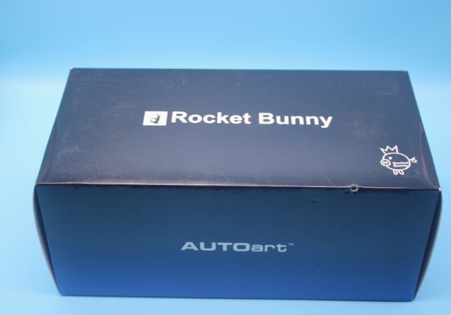 AUTOART Toyota 86 Rocket Bunny Blue Modified Edition 1:18 Car Pre-built Model view9
