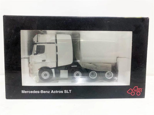 1:50 Mercedes-Benz  ACTROS GIGASPACE SLT NZG  White Diecast Model