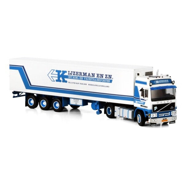 1:50 VOLVO IJZERMAN F12 REEFER TRAILER 3 AXLE WSI   DIECAST Model
