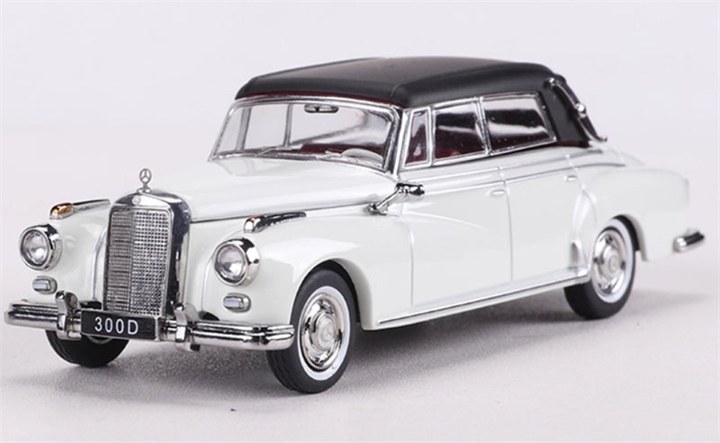 GFCC Mercedes Benz 300D 1959 Convertible White LHD 1:64 car Pre-built Model view7