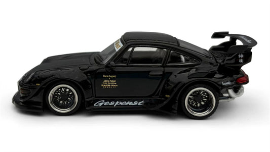 1:64 Porsche RWB 993 Black Model model DIECAST Civil Car Model
