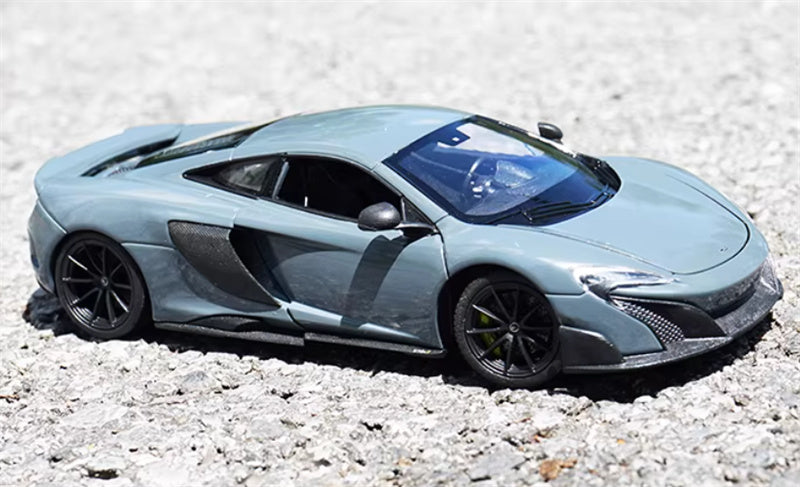 1:24 Mclaren 675LT supercar  grey  WELLY  DIECAST Car Model