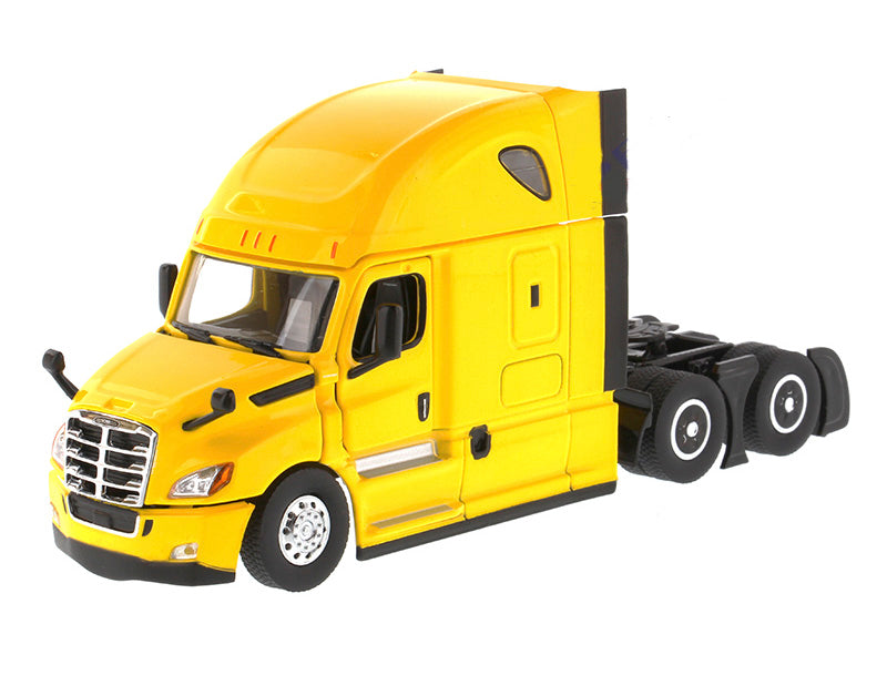 Cat Freightliner New Cascadia with Sleeper in Yellow 1:50 Truck Pre-built Model