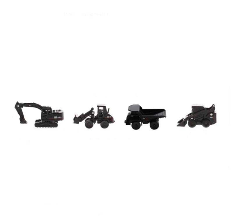 1:100 Cat   Caterpillar Special Black Editon 4pcs a set A  Diecast Model