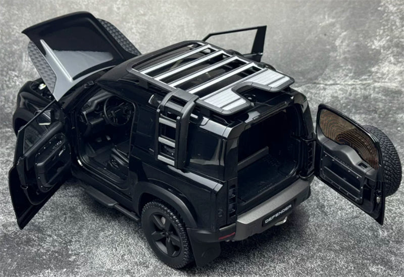 1:18 Land Rover Defender 90 2020 Black Almost Real Limited Edition 600PCS ONLY DIECAST Model
