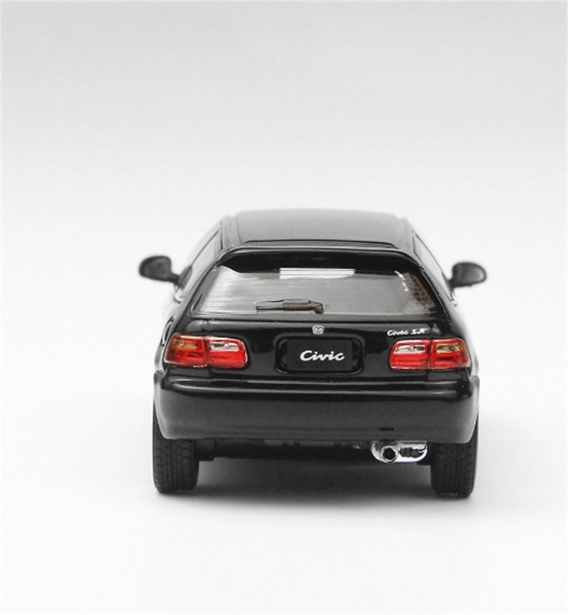 LCD-MODELS Honda Civic SiR II EG6 Black 1:64 car Pre-built Model view7