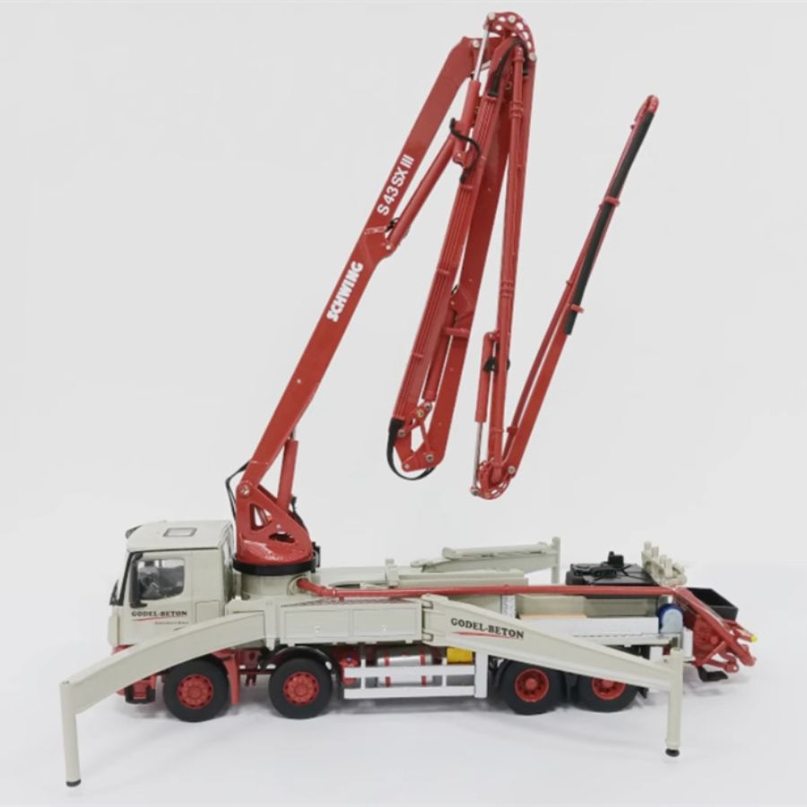 NZG SCHWING S43 SX III Pump Truck Lorry Godel Beton 1:50 DIECAST Truck Lorry