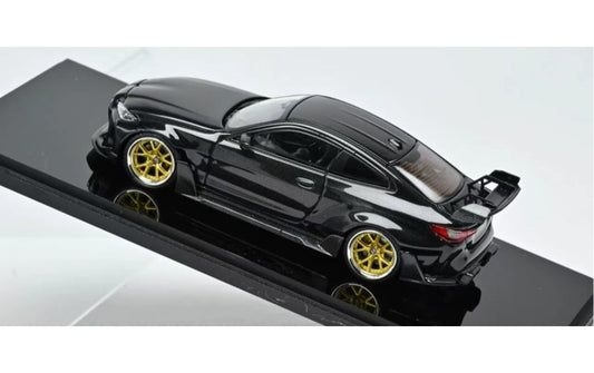 1:64 BMW M4 G82  Non porous all carbon black SW  HEC North Exhibition Limited Edition 500PCS ONLY DIECAST Model