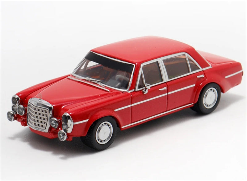 1:64 Mercedes Benz 300SEL W109 AMG Red BSC DIECAST Limited Edition 499pcs ONLY Model