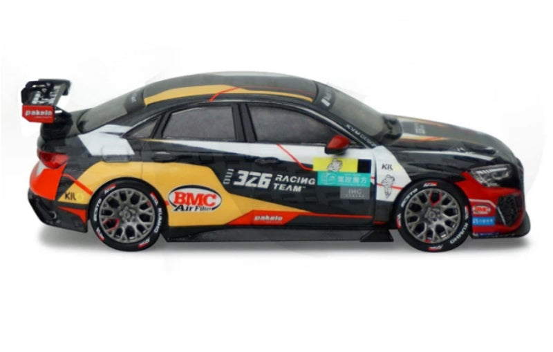 1:64 Audi 326 Racing Team 2025 RS3 LMS TCR CTCC KiloWorks Diecast Model view3
