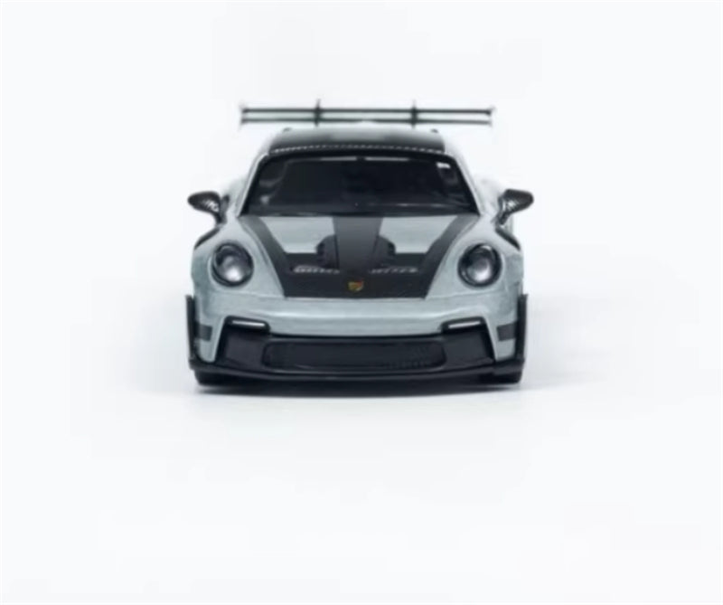 MINICHAMPS Porsche 911 GT3 RS 2024 Light Silver with Silver Wheels Limited Edition 1:64 Car Pre-built Model