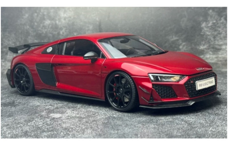 1:18 AUDI R8 V10 GT RWD 2021 Metallic Red KengFai Hardtop version DIECAST Model