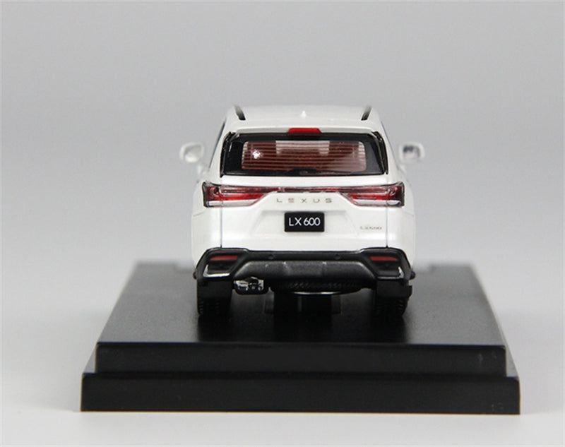 LCD-MODELS Lexus LX600 SUV White 1:64 car Pre-built Model view6