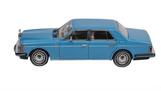 GFCC 1994 Rolls Royce Silver Spur III Sky Blue Limited Edition LHD 1:64 car Pre-built Model view2