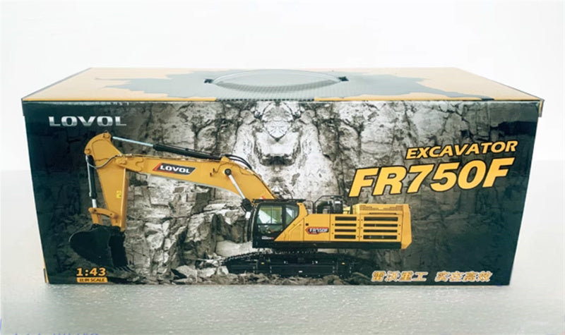 LOVOL FR750F Large Excavator Limited Collectors Edition 1:43 Truck Pre-built Model