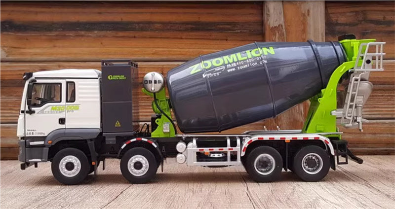 ZOOMLION New energy mixer truck （SHACMAN Delong M3000 chassis） 1:38 Truck Pre-built Model