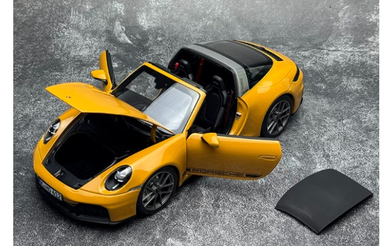 1:18 Porsche 911 (964) Carrera Targa 4 GTS 2025 Yellow NOREV DIECAST Car Model