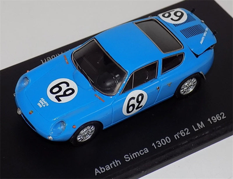 Spark Abarth Simca 1300 #62 LM 1962 1:43 Car Pre-built Model view1