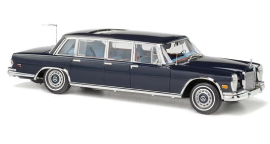 CMC Mercedes Benz 600 Pullman with Skylight Edition King of Rock Special Edition Blue hardtop 1:18 DIECAST Car