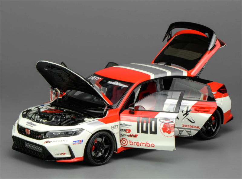 1:18 Honda Civic Type R FL5  Idemistu Motion Red MOTORHELIX Limited Edition 499PCS ONLY DIECAST Model