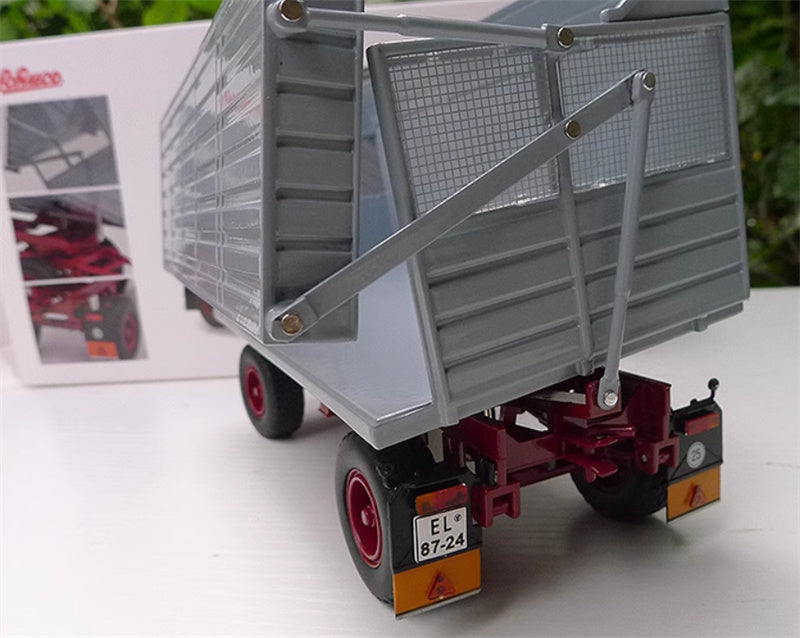 Schuco Fortschritt HW 80 SHA German trailer silver 1:32 Truck Accessories Pre-built Model