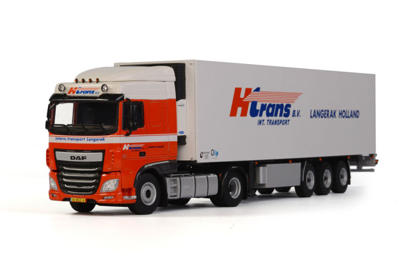 WSI DAF XF SC 4X2 REEFERTRAILER H trans 1:50 Truck Pre-built Model