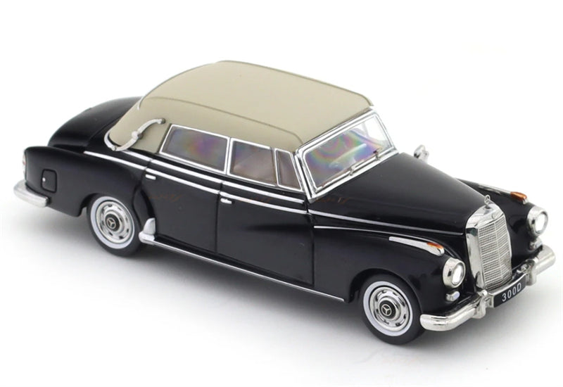 GFCC Mercedes Benz 300D 1959 Covertible Black LHD 1:64 car Pre-built Model view4