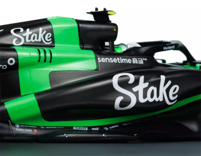 1:18  Stake Kick Sauber C44 #24 Zhou China GP 2024 Green  MINICHAMPS Limited Edition 888PCS ONLY Resin Car Model