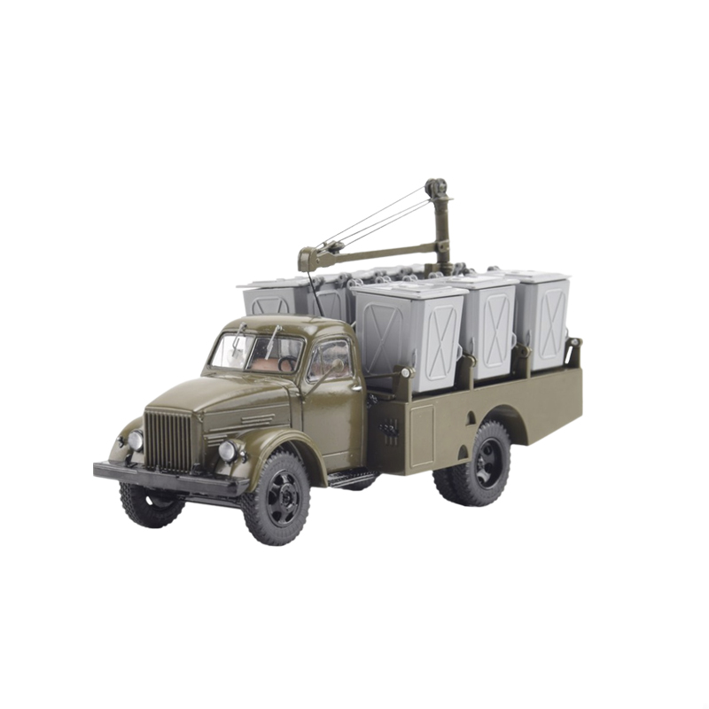StartScaleModels Soviet GAZ-51 Crane Army Green Coating 1:43 car Pre-built Model