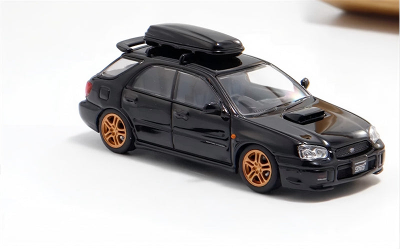 1:64 Subaru Impreza WRX STI 8th Generation Wagon  Black Furuya DIECAST Model