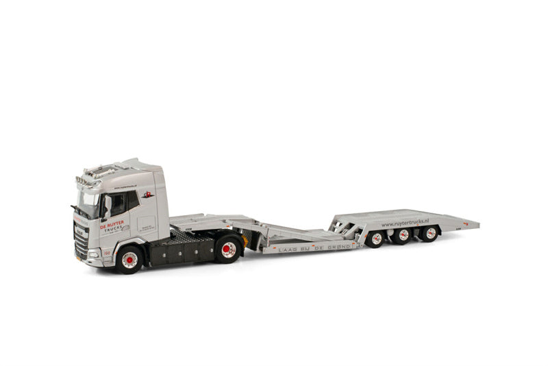 WSI DAF XG 4X2 TRUCK TRANSPORTER - 3 AXLE DE RUYTER TRUCKS 1:50 Truck Pre-built Model