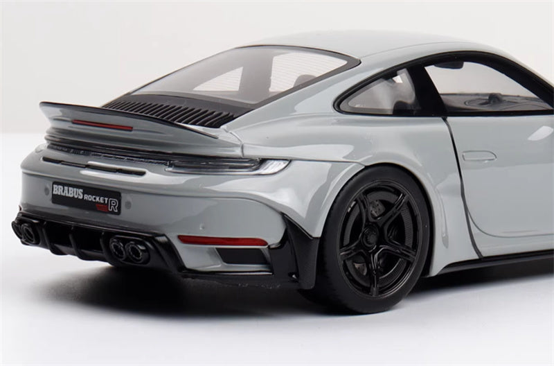1:18 PORSCHE 911 BRABUS 900 ROCKET-R  Grey  GT SPIRIT No display box Limited Edition Resin Car Model
