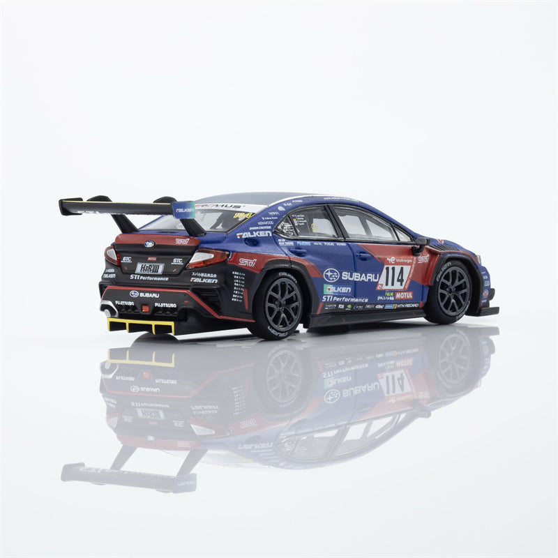 1:64 Subaru WRX STI NBR Challenge #114 2023 Blue KYOSHO Limited Edition 1008PCS ONLY DIECAST Model