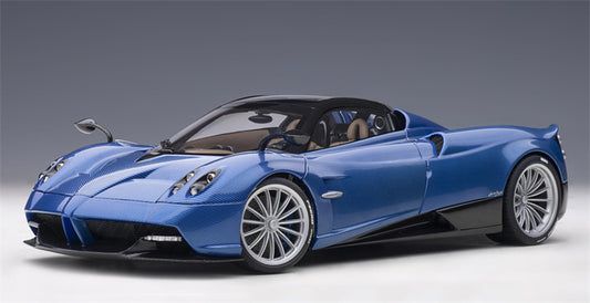 AUTOART Pagani Huayra Roadster Blue Carbon 1:18car Pre-a Model