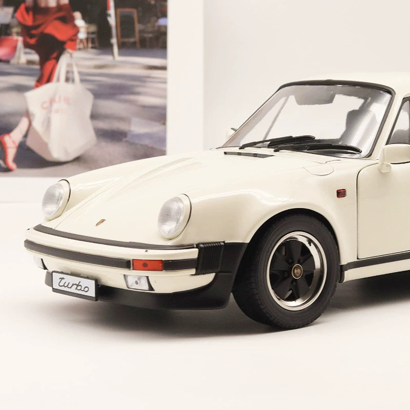 Schuco Porsche Turbo 930 car white 1:12  DIECAST CAR