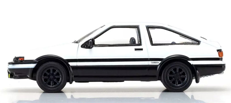 KYOSHO Toyota Sprinter Trueno AE86 White 1:64 Car Pre-built Airliner Model Display view2