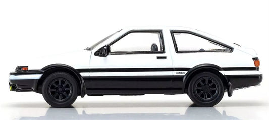 KYOSHO Toyota Sprinter Trueno AE86 White 1:64 Car Pre-built Airliner Model Display view2