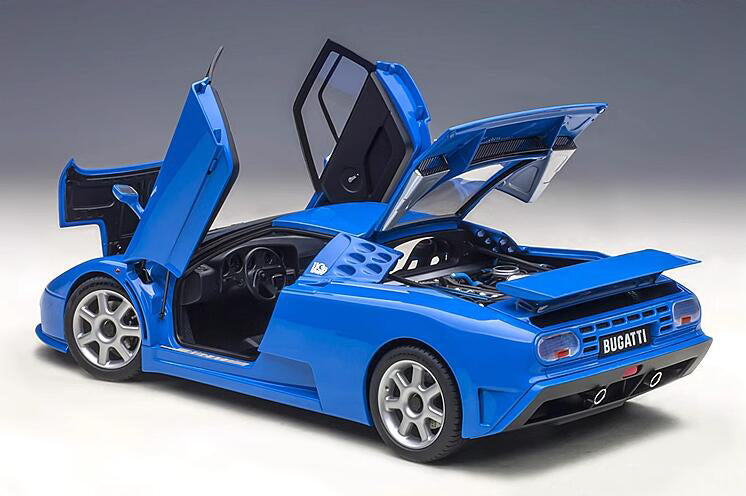 AUTOART BUGATTI EB110 SS blue 1:18car Pre-a Model