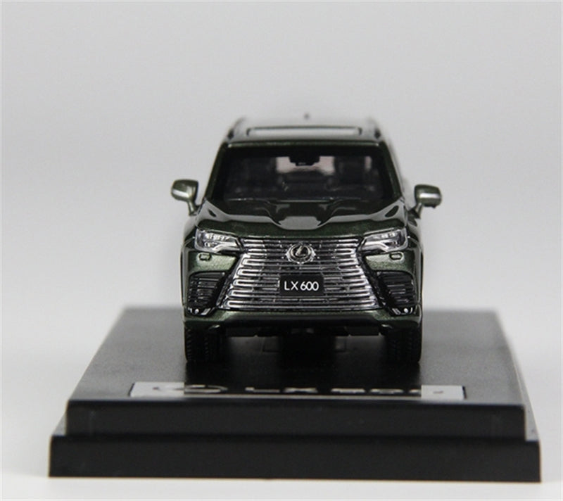LCD-MODELS Toyota Lexus LX600 SUV Nori Green 1:64 car Pre-built Model view3