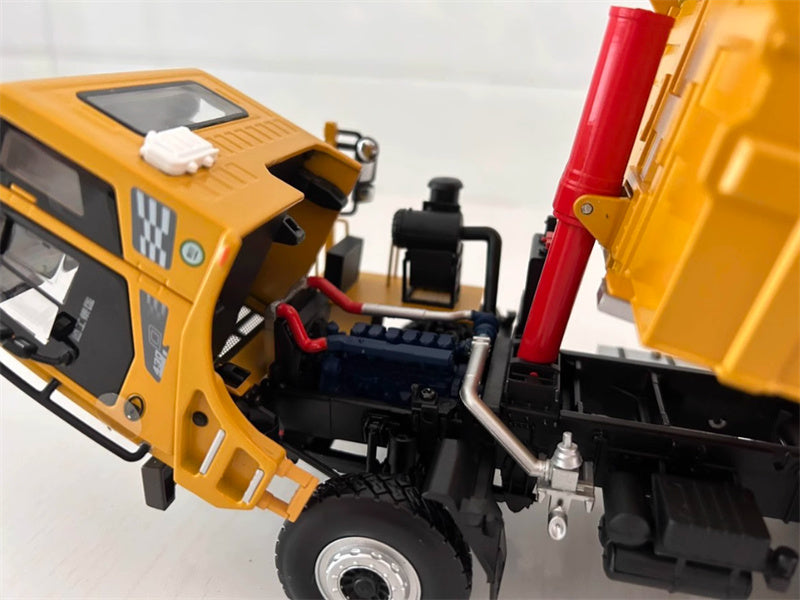 LGMG SDLG MT86HF Off Highway Mining Self dumping Truck Engineering Yellow 1:35 Truck Pre-built Model