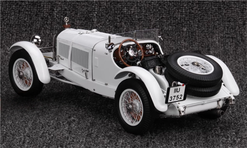 CMC Mercedes Benz SSK White 1928 White Limited Edition 1:18 Car Pre-built Model view4
