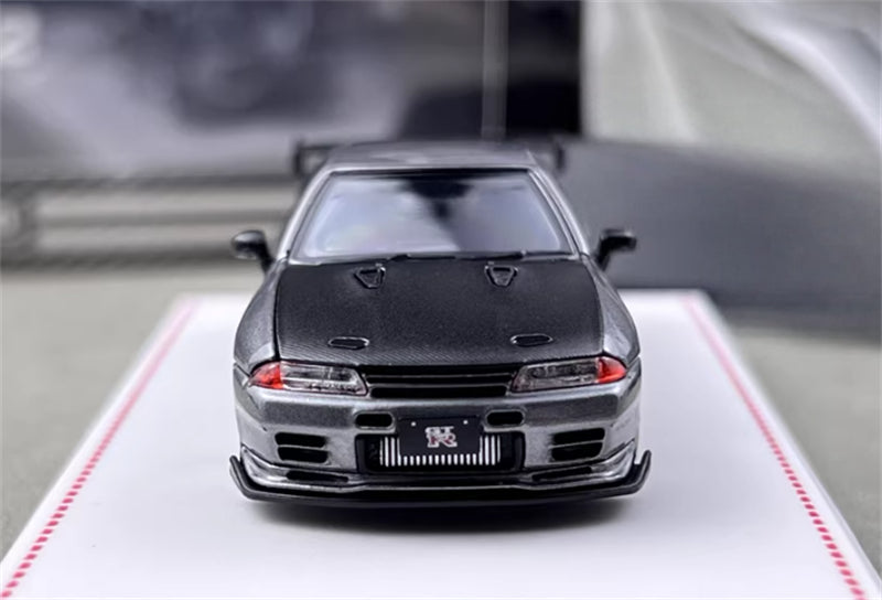 Focal Horizon Nissan Skyline GT-R R32 Grey Black Cover Limited Edition 699PCS ONLY 1:64 Car Pre-built Model view5