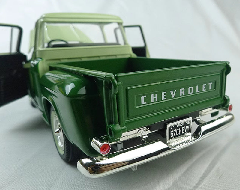 SpecCast 1957 Chevy Stepside Pickup Oliver green 1:25 Truck Pre-built Model